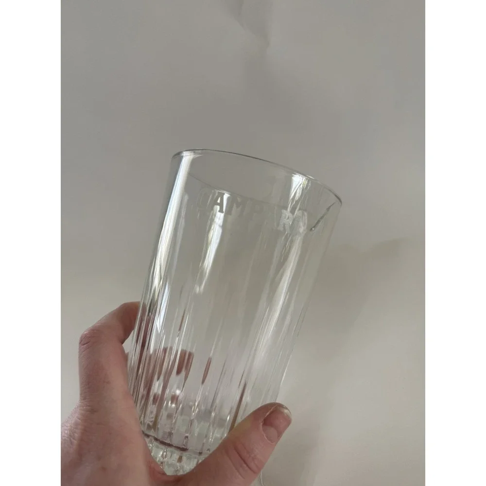 Cocktail Kingdom Aoyama Seamless Yarai Mixing Glass Campari Crystal 25oz NWT